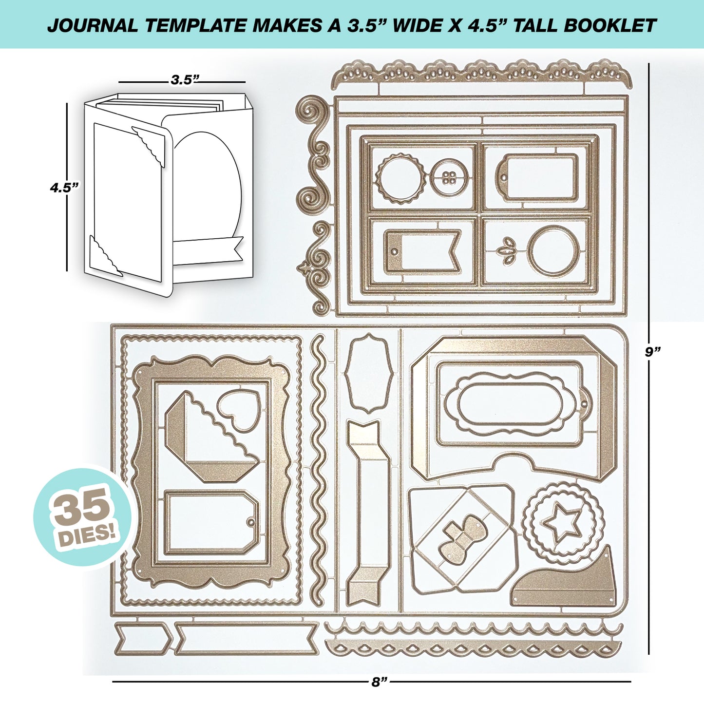 5543 – Journal Template Die Set