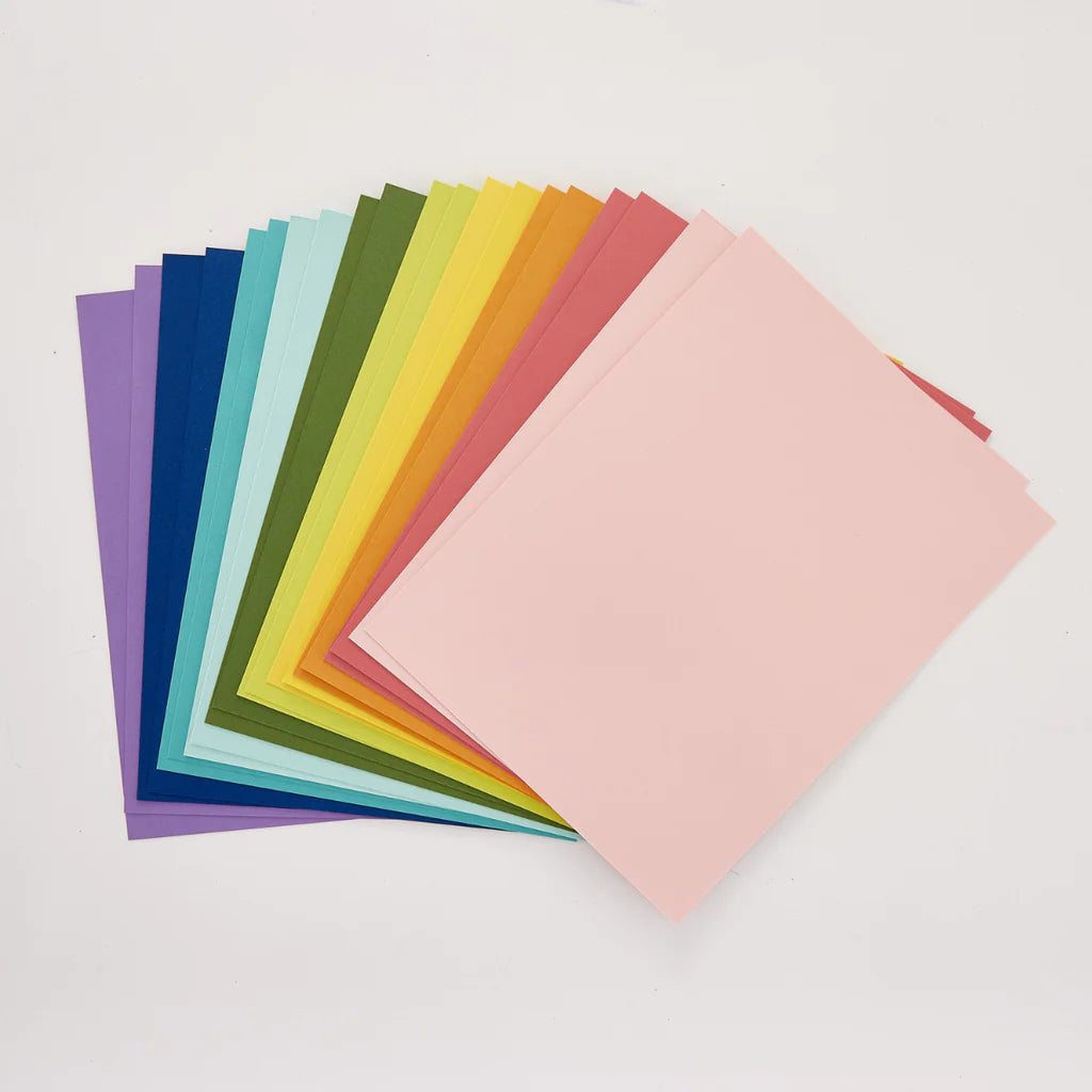 LIMITED EDITION HAPPY DAY CARDSTOCK PACK - 20 SHEETS 8.5" X 11