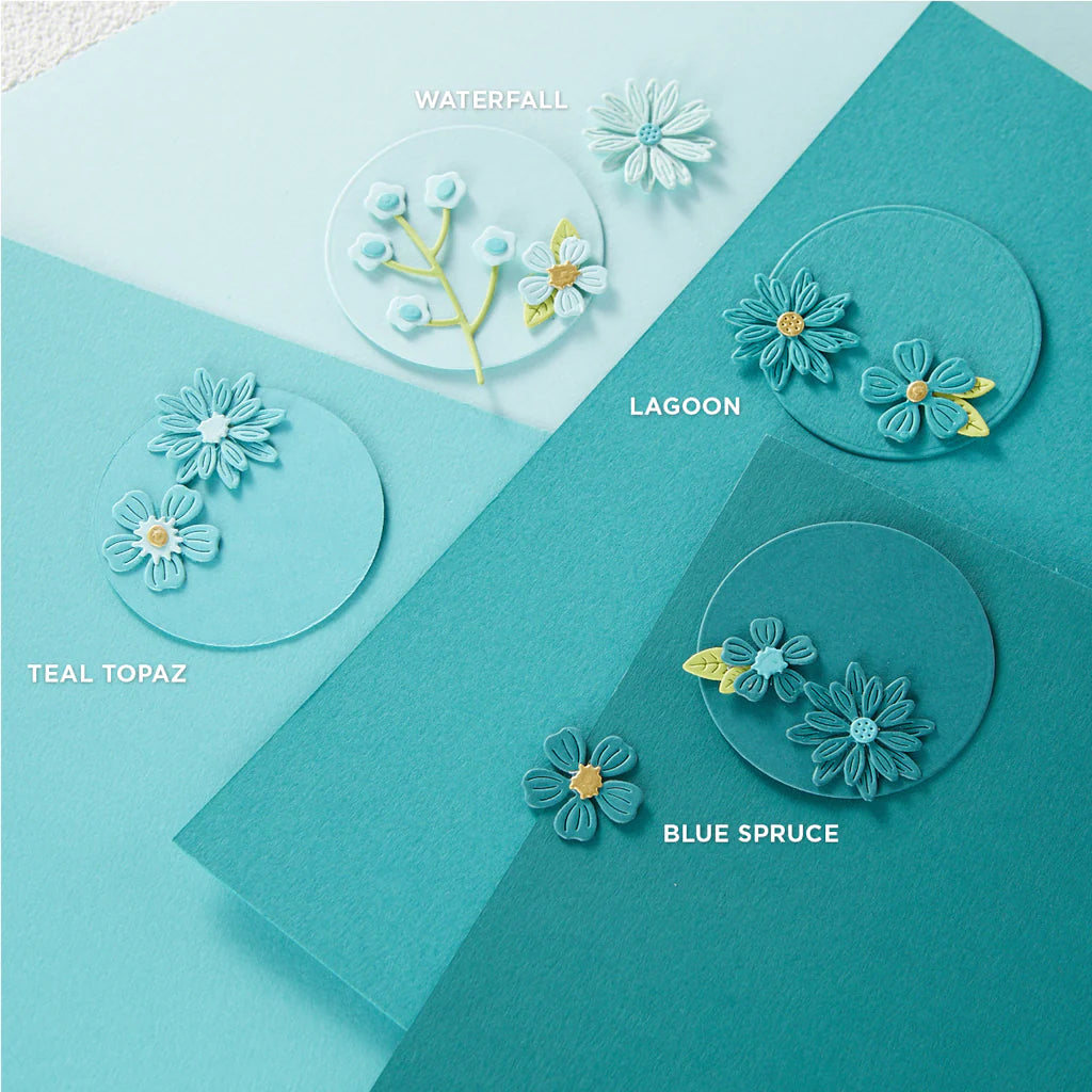 TEAL TOPAZ COLOR ESSENTIALS CARDSTOCK 8.5" X 11" - 10 PACK