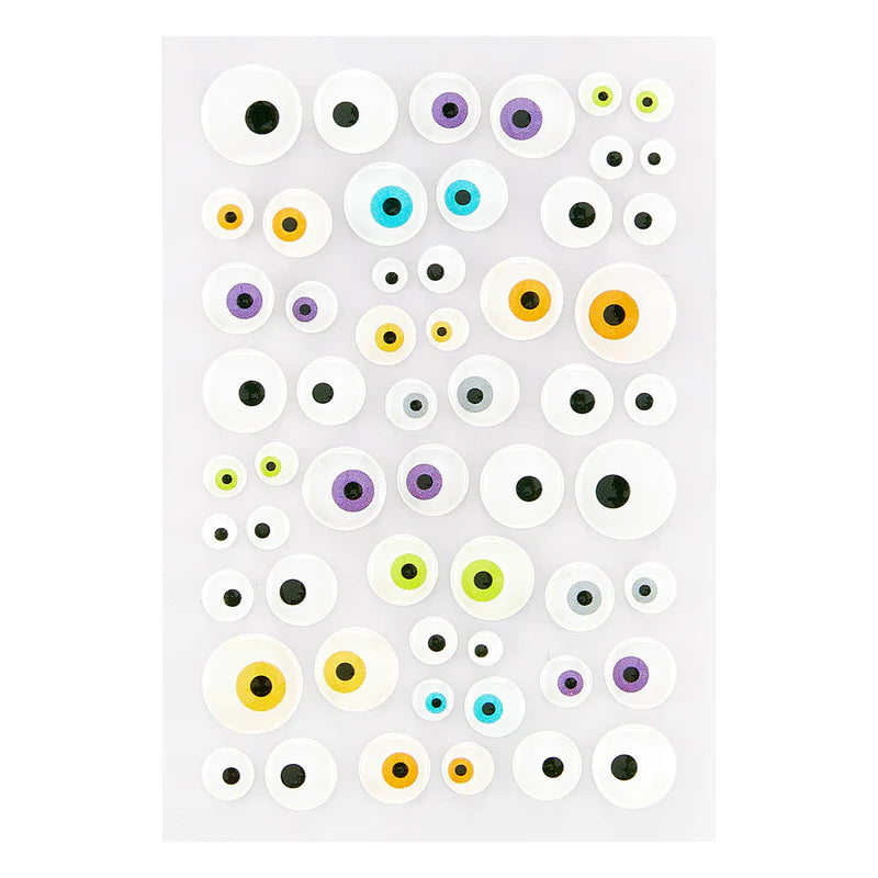 MONSTER EYES ENAMEL STICKERS FROM THE MONSTER BIRTHDAY COLLECTION