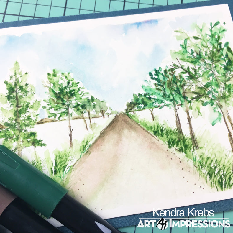 Watercolor Tree Set 1 by Art Impressions