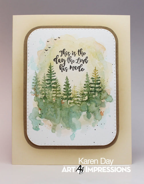 Watercolor Tree Set 1 by Art Impressions