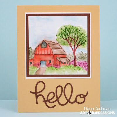 Old Barn Mini Stamp Set by Art Impressions