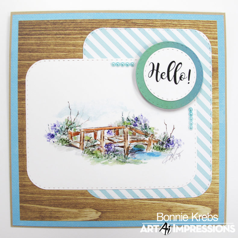 Watercolor Sentiment Set 2 by Art Impressions