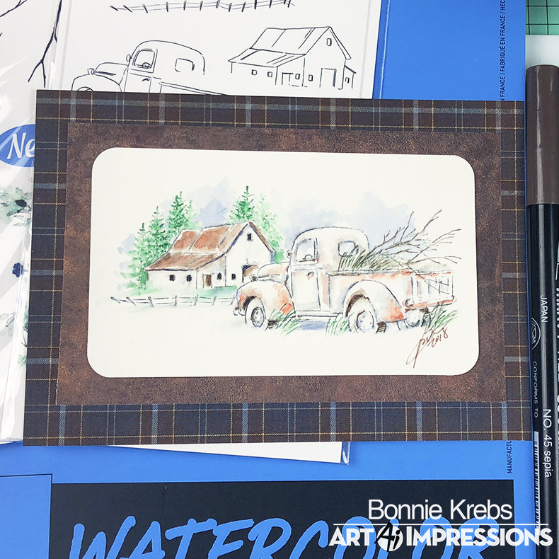 Watercolor Tree Set 1 by Art Impressions