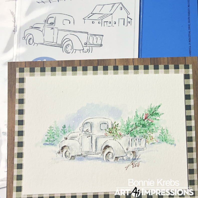Watercolor Tree Set 1 by Art Impressions