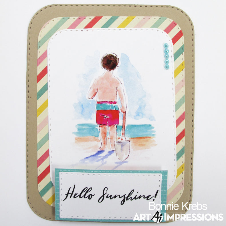Watercolor Sentiment Set 2 by Art Impressions