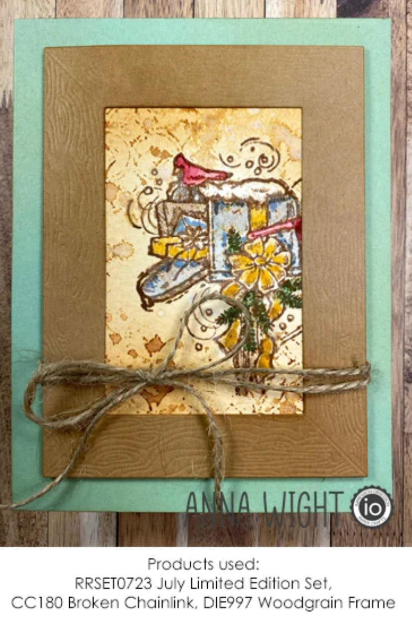 Limited Edition Christmas Season's Wonders - Red Rubber Stamp Set by Impression Obsession - JULY 2023