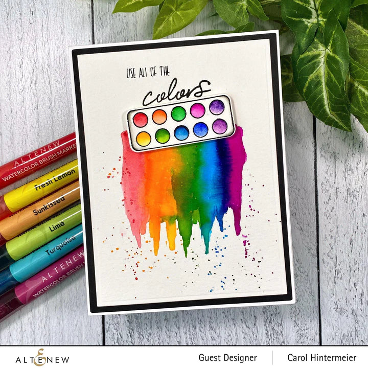 Watercolor Brush Markers - Tropical Fiesta Set