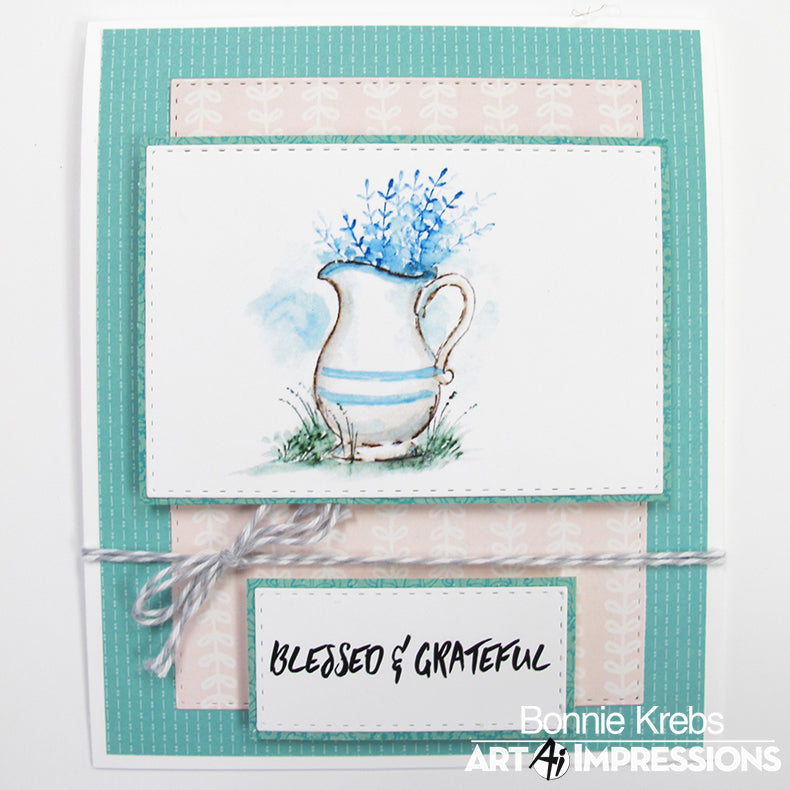 Watercolor Sentiment Set 2 by Art Impressions