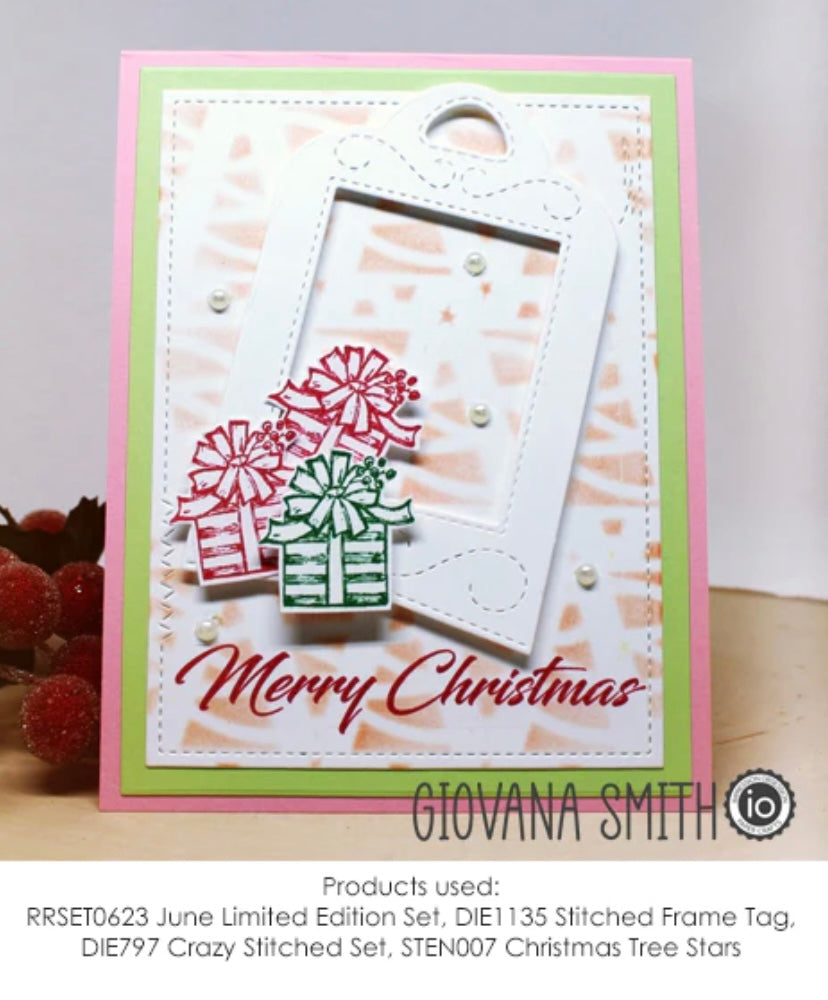 Limited Edition Christmas Santa Red Rubber Stamp Set by Impression Obsession - JUNE 2023