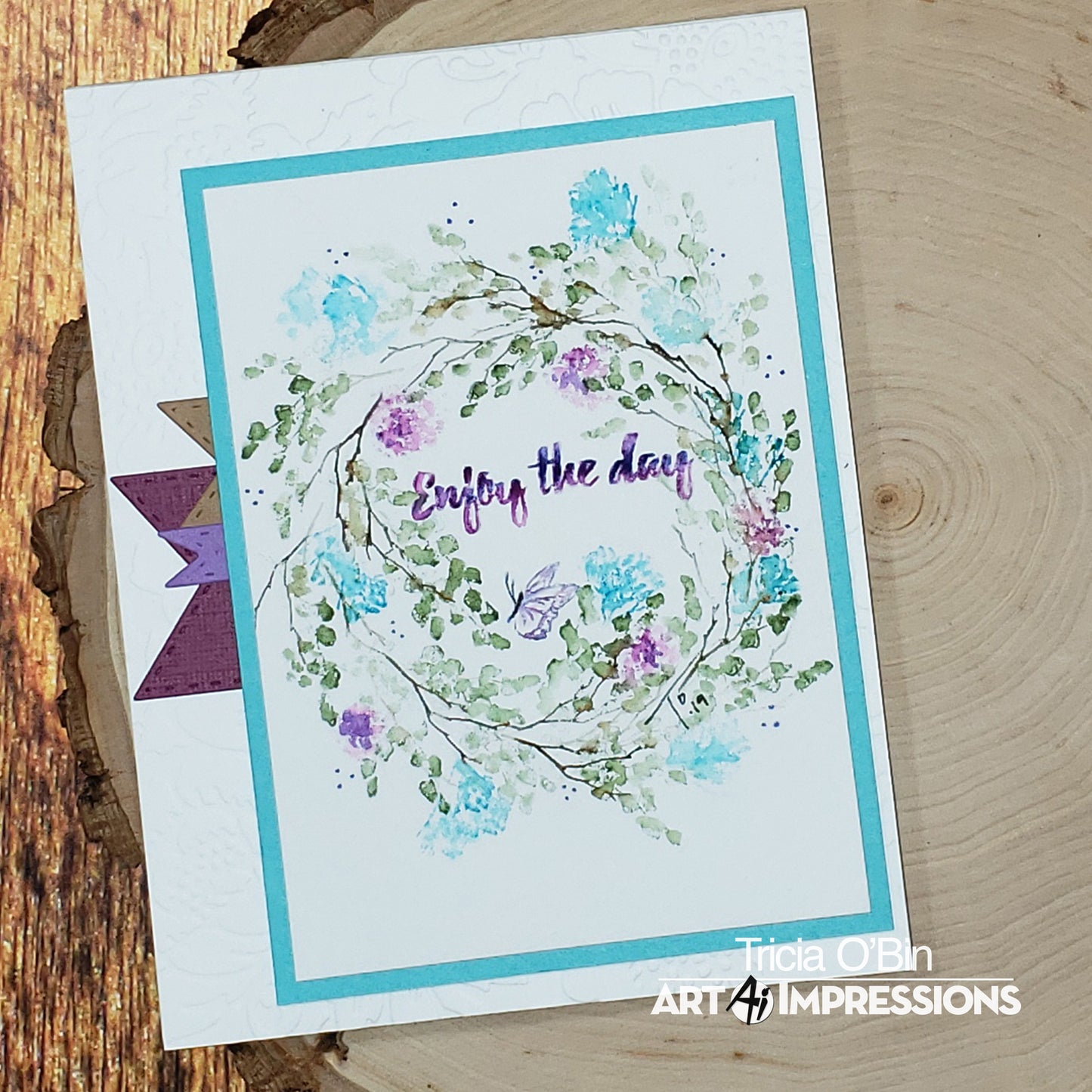 Watercolor Sentiment Set 2 by Art Impressions