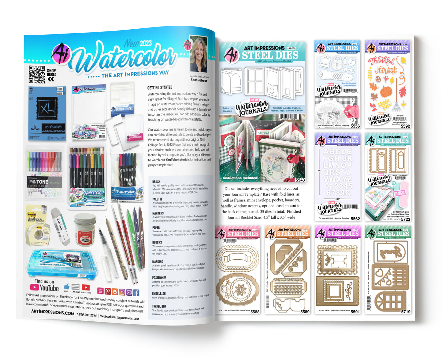 Art Impressions Watercolor Catalog 2023