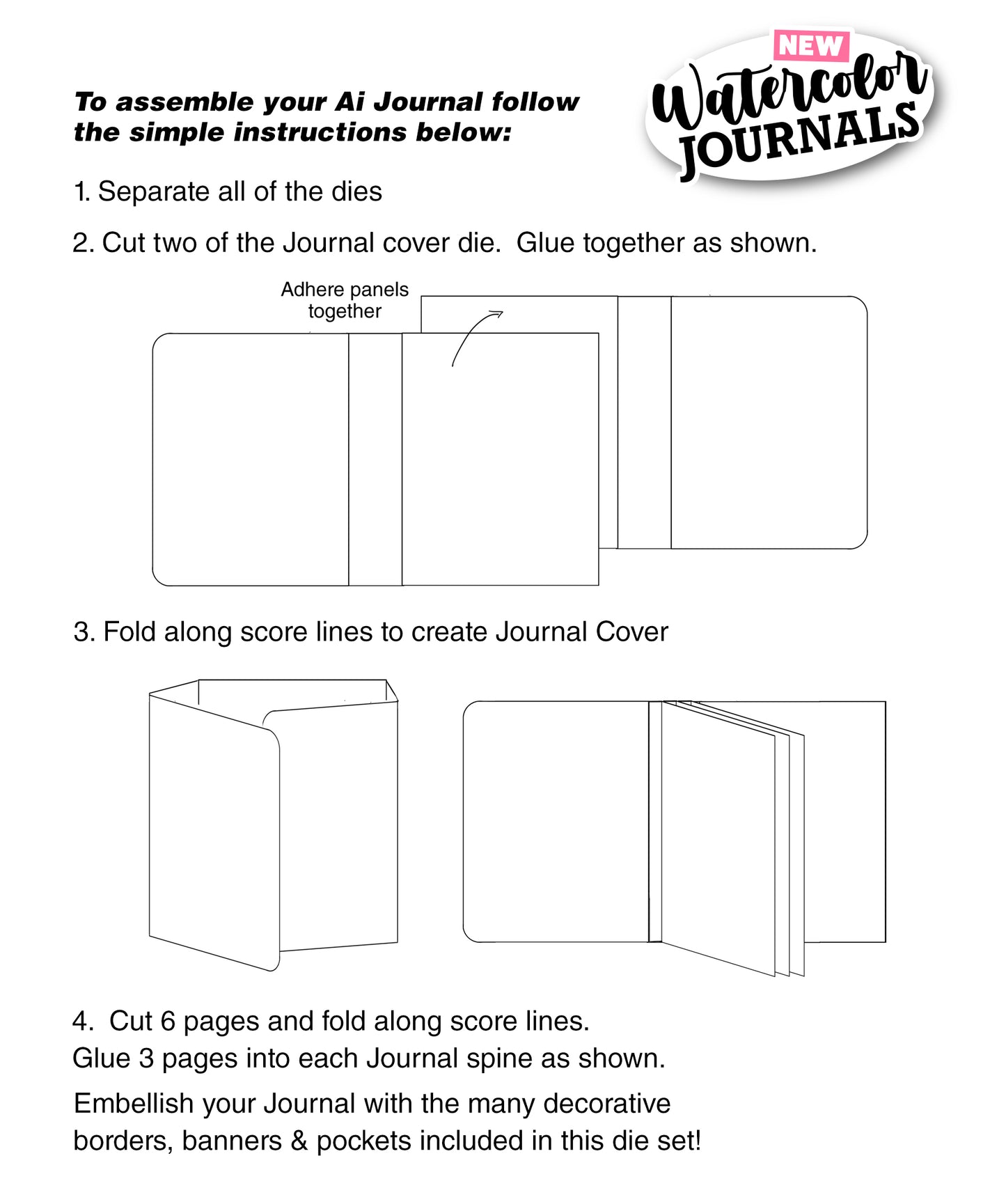 5543 – Journal Template Die Set