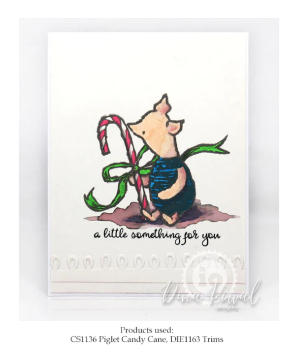 CS1136 Piglet Candy Cane