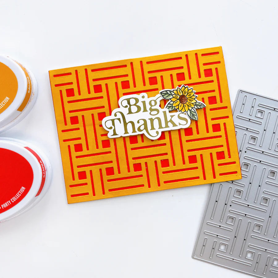 Joyful Thanks Hot Foil Plates & Dies