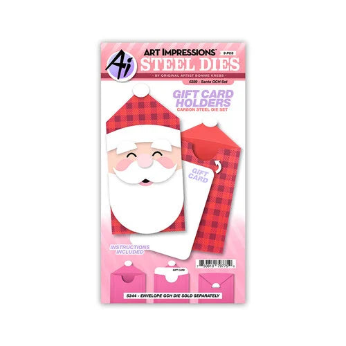 Santa Gift Card Holder Add-On by Art Impressions - Steel Dies