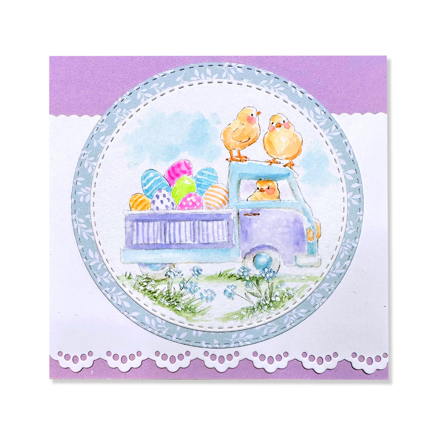 Easter Egg House Set by Art Impressions