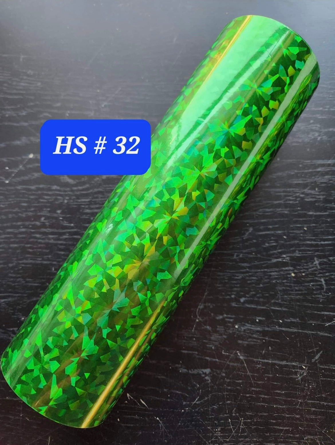 Green Starburst Hot Foil