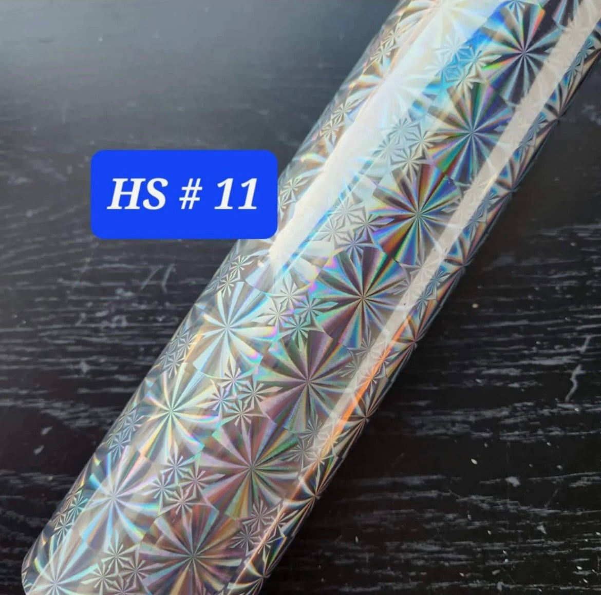 Holographic Silver Starburst Hot Foil