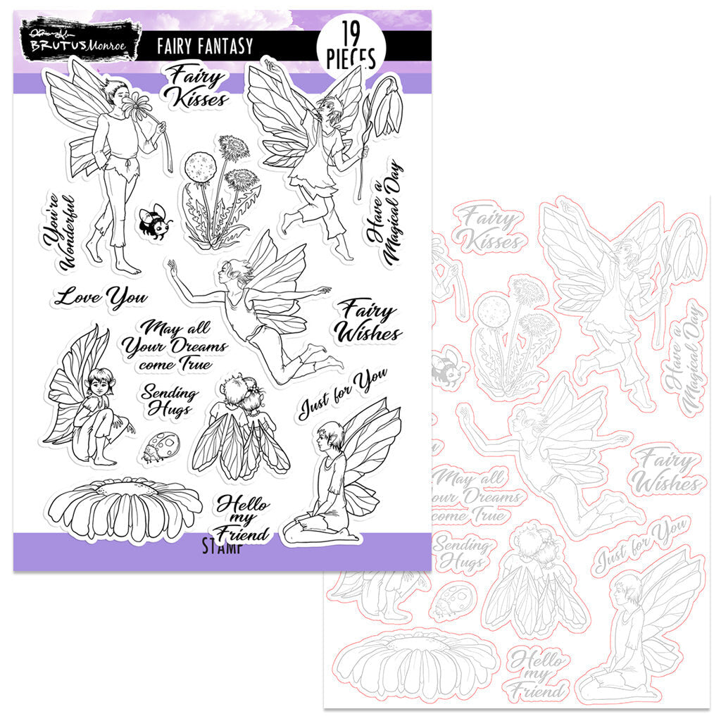 Fairy Fantasy Stamps and Dies Bundle